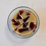 クラッシュコーヒーゼリー入りソイカフェオレ